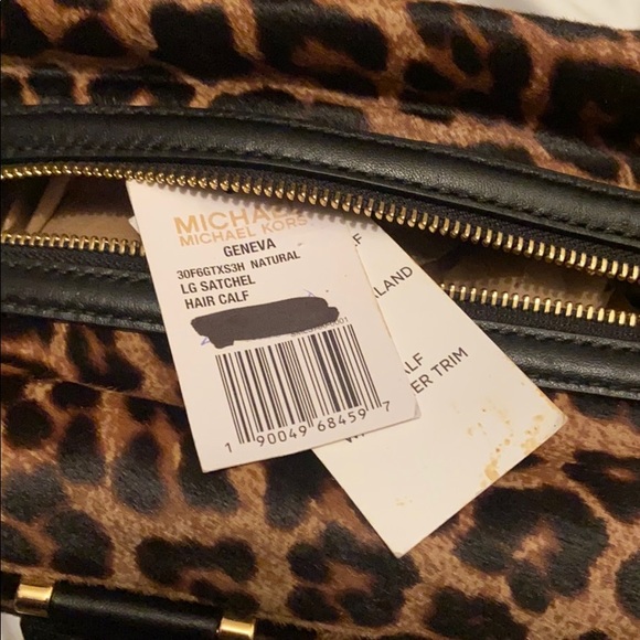 MICHAEL KORS Geneva Satchel Hair Calf Handbag - Picture 11 of 13